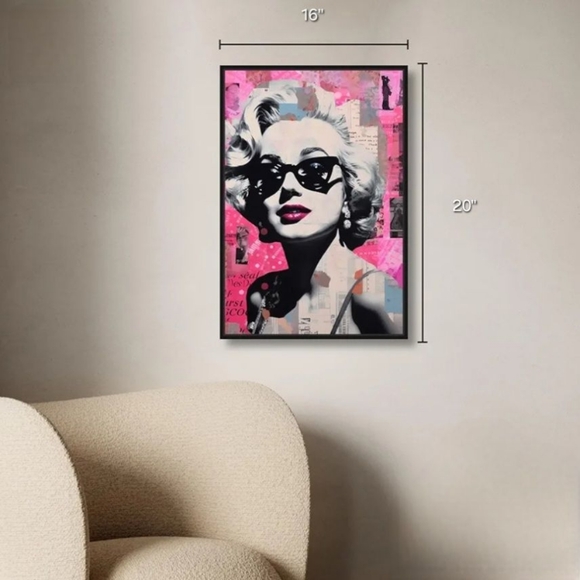Oliver Art Marilyn Monroe Canvas Art - Picture 3 of 5